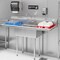Koolmore 2 Compartment Stainless Steel NSF Commercial Kitchen Prep & Utility Sink SB121610-16B3 - alternate 8