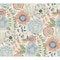 York Wallcoverings Artistic Bouquet Multicolor Wallpaper ZM2893 - alternate 1