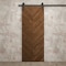 Sartodoors Modern Barn Door 30 x 80 inches, Ego 5005 Cognac Oak Veneer, 6.6FT Rail Track Heavy Hardware Set ,  EGO5005BD-B-DKO-30 - alternate 6