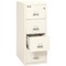 Fireking 4 Drawer, 1 Hr Fire & Impact Rated, Vertical, 31" depth Letter Ivory White 4-1831-CIW - alternate 4