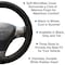 Dash Designs Comfort Grips Ultra Plush 15.5in - 16.5in Steering Wheel Cover - Black 3313BK - alternate 4