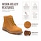 Handpoint Mens 6 in Soft Toe Work Boots-Water Resistant Nubuck Leather Safety Boots, EH Rated, 6.5 H84102D-6.5 - alternate 4