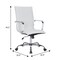 Leisuremod Harris High-Back Faux Leather Office Chair, White HOT19WL - alternate 9