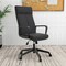 Leisuremod Aiaria Ergonomic High Back Office Chair - PU Leather/Polyester, Adjustable, Swivel, Comfortable AO50BLL - alternate 7