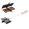 Megachef 8.26 Inch Cast Iron Pie Iron Outdoor/Camping Cookware with Long Handle 750124344M - alternate 1
