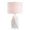 Jonathan Y Oslo 25.5" Ceramic Marble/Crystal LED Table Lamp, White JYL3042A - alternate 1