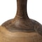 Homeroots 11" Brown Bud Solid Wood Table Vase 397545 - alternate 3