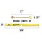 Mytee Products 2 in. x 30 ft. Winch Strap with Chain Anchor WS230C - alternate 9