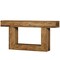 Kioottoo 70.9'' Farmhouse Console Table, Brown Narrow Sofa Table with Storage Shelves TB-F1959X - alternate 9