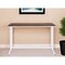 Homeroots 47" Brown and White Writing Desk 491480 - alternate 4