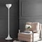 Jonathan Y Joyce 69.5" Metal LED Floor Lamp, White JYL3075A - alternate 9