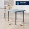 Flash Furniture 3 PC Plastic Activity Table and 4 Chairs Set, 10.5 in Seat Height-Dusty Blue YU-YCX-0023-2-SQR-TBL-DSTYBL-R-GG - alternate 10