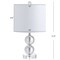 Jonathan Y Brooklyn 17.5" Crystal LED Table Lamp, Clear JYL2057A - alternate 8