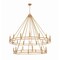 Z-Lite Dennison 28-Light Chandelier, 60 in W, Signature Brass 4005-28SBR - alternate 1