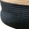 Homeroots 21" Natural and Black Jute Basket 399237 - alternate 4