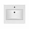 Whitehaus Collection 25 in Countertop Vanity Sink with Integrated Rectangular Bowl, Single Faucet Drilling and Overflow WHCS2522-1H - alternate 7