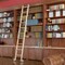 Quiet Glide 9.92 ft. Maple Sunburst Wheel Satin Nickel Rolling Ladder, 12 ft. Rail QG.210-10MA-12-H.02 - alternate 1