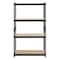 Iron Horse 2300 Riveted Steel Shelving 4-Shelf Unit, 18D x 36W x 60H, Black 20991 - alternate 7