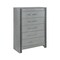 Homeroots 36" Silver Wood Five Drawer Dresser 633699 - alternate 15