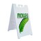 Signmission Pickles, A-Frame & 2 Decals Installed, Heavy-Duty Plastic Frame SBHD-D-2436-Pickles - alternate 1