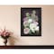 Homeroots Wild For Plum Bouquet 3 Black Framed Print Wall Art 407666 - alternate 4