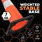 Xpose Safety Slim Line Traffic Safety Cone, 28 in, 6 in & 4 in Reflective Collar, DOT Approved, Orange, 6 pk OTC28SL-64-6-X-S - alternate 6