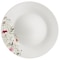 Gibson Home Lily Garden Ceramic 12 Piece Dinnerware Set in White and Pink 127030.12 - alternate 6
