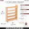 Rev-A-Shelf Maple Wood; Steel, Natural Maple, 6.5 in W, 25.5 in H, 21.63 in D 448-BCSC-6C - alternate 9