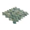 Apollo Tile Majeste 10.8inx11.3in Glossy Blue and Silver Glass Mosaic Wall and Floor Tile 8.48 sqft/case, 10PK APLASL8805A - alternate 7