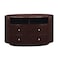 Homeroots 47in Dark Brown Cabinet Enclosed Storage TV Stand 366208 - alternate 5