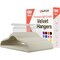 Campior Premium Velvet Non-Slip Hangers, Heavy Duty, 360 Deg Swivel Hook, Ivory Velvet Finish, 120PK CMPVVH120IV - alternate 1