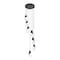 Z-Lite Aimie 7-Light Chandelier, 18 in W x 13 in H, Matte Black 828P6-7R-MB - alternate 7