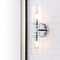 Jonathan Y Jules Edison 16.5" Cylinder 2-Light Iron/Seeded Glass Farmhouse Contemporary LED Wall Sconce, Chrome JYL7577D - alternate 13