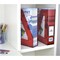 Acrimet Magazine File Holder Vertical Rack, Durable Plastic Desk Organizer, Clear Red, 2PK 277.3 - alternate 8