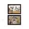 Homeroots Set Of Two Down on the Farm 2 Black Framed Print Wall Art, 2PK 406029 - alternate 4