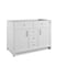 James Martin Vanities Bellshire 48" Single Vanity Cabinet, Bright White 660-V48-BW - alternate 1