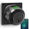 Wrightmaster 3 in 1 Aluminum Smart Lock Deadbolt with App Biometric Door Knob, Keyless Entry Door Lock, Square,  ZR-F08-B1 - alternate 1