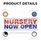 Signmission Nursery Now Open, 36 Inch x 96 Inch, Vinyl Banner B-96-30767 - alternate 3