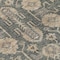 Homeroots 8' Gray Silver And Beige Round Oriental Washable Indoor Outdoor Area Rug 582076 - alternate 7