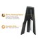 Bostitch EZ Squeeze 40-Sheet Flat Clinch Desktop Stapler, Reduced Effort, Black B9040 - alternate 6