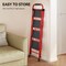 Wrightmaster 3.6 ft. Metal Lightweight Step Ladder, 9 ft. Reach, with Anti-slip Pedals, 330 lb. Load Capacity ZOR-4-RD-FBA - alternate 8