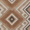 Homeroots 3' X 5' Copper Brown And Beige Tribal Washable Indoor Outdoor Area Rug 598106 - alternate 9
