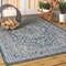 Jonathan Y Sinjuri Medallion Textured Weave Navy/Gray 3 ft. x 5 ft. Indoor/Outdoor Area Rug SMB101B-3 - alternate 7