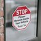 Signmission Stop Please Remain Inside Your Vehi, 4 inch X 4 inch, Vinyl Decal, 5PK OC-D-5PACK-4-197 - alternate 3