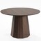 Homeroots 46" Brown Wood Pedestal Base Round Top Dining Table 720961 - alternate 1