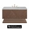 James Martin Vanities Marcello 48 in. Single Vanity, Chestnut w/ 3 CM Eternal Jasmine Pearl Silestone Top D200-V48-CSN-FEJP - alternate 1