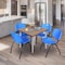 Regency Square Kahlo Breakroom Table W/ 4 M Stack Chairs, 42 in W, 42 in L, Noble Oak TPL4242NOCM47BE - alternate 7