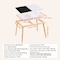 Vevor Kids Sensory Table Indoor Wooden Play Sand Water Table with 3 Storage Bins JRG-SKU2S - alternate 8
