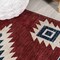 Jonathan Y Serape Medallion Southwestern Red/Navy/Cream 3 ft. x 5 ft. Area Rug SWC100A-3 - alternate 4
