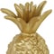 Homeroots 9" Gold Cast Iron Pineapple Hand Painted Sculpture 483227 - alternate 6